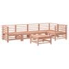 6 Piece Garden Lounge Set with Cushions Solid Douglas Fir Wood