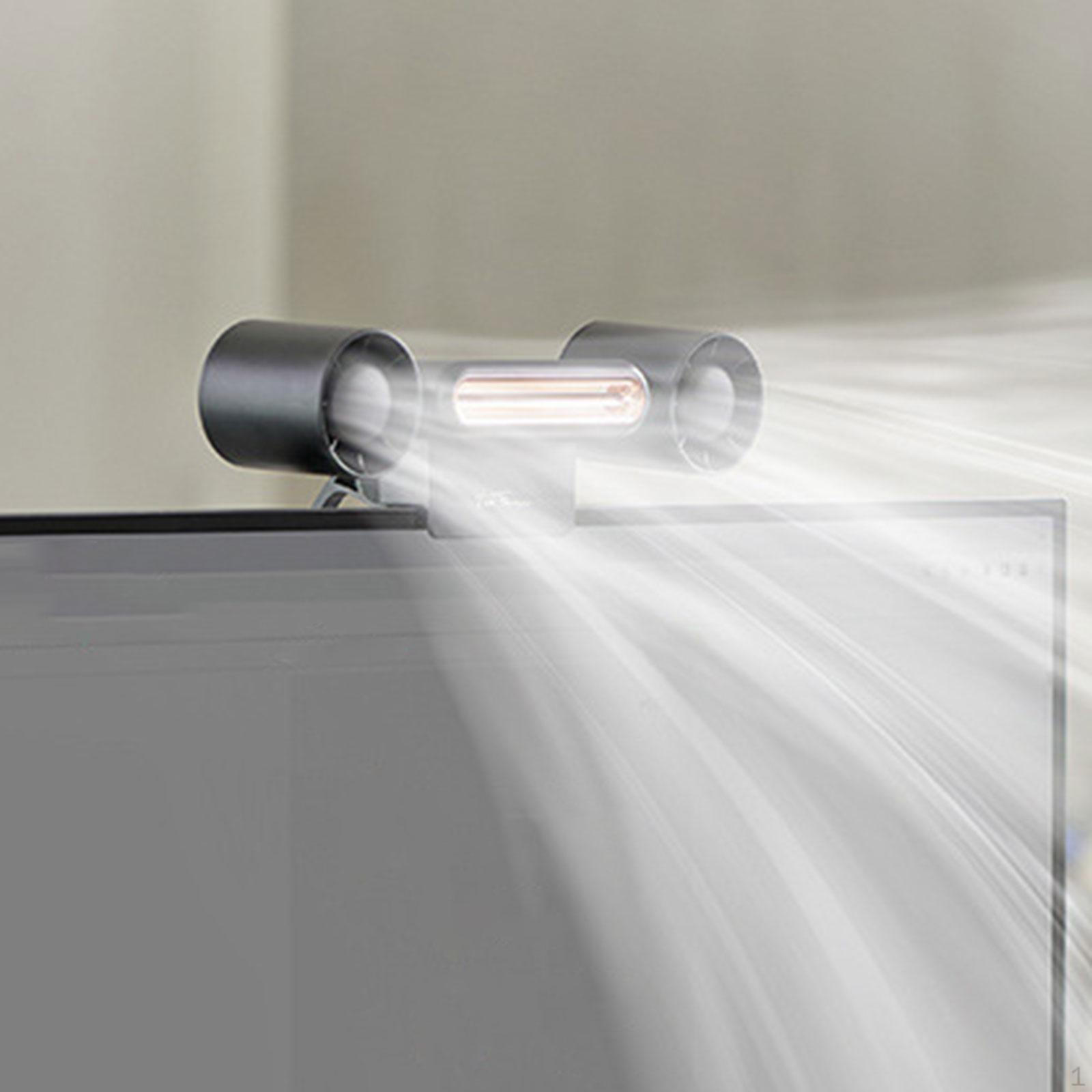 

Вентилятор охлаждения компьютера с регулируемым углом наклона, тихий портативный аксессуар для спальни, автомобиля чёрный