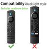 Silicone Remote Contro Case ForAlexa Voice Remote Pro Smart TV Accessories Shockproof Non-slip Protective Cover Remote Shell
