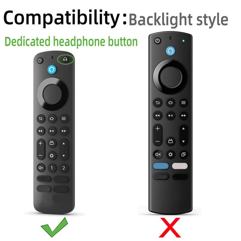 Silicone Remote Contro Case ForAlexa Voice Remote Pro Smart TV Accessories Shockproof Non-slip Protective Cover Remote Shell
