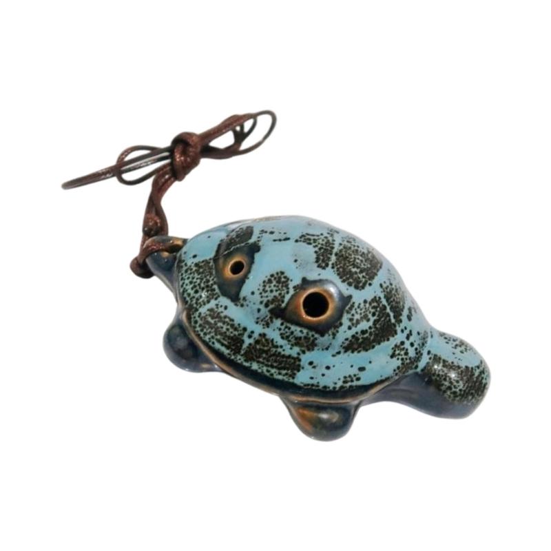 Elegant 6 Hole Musical Instrument C Key Handmade Ceramic Ocarina For Beginner & Professional Performers With Great Tone