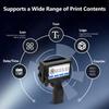 600dpi Handheld Inkjet Printer Printing Spray Height 2-12.7mm Digital Automatic Coding Machine Portable Label Machine