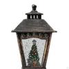 Christmas Lantern Figurine for Room with Musical Gifts, Decorative Night Light, Bedside Lamp
