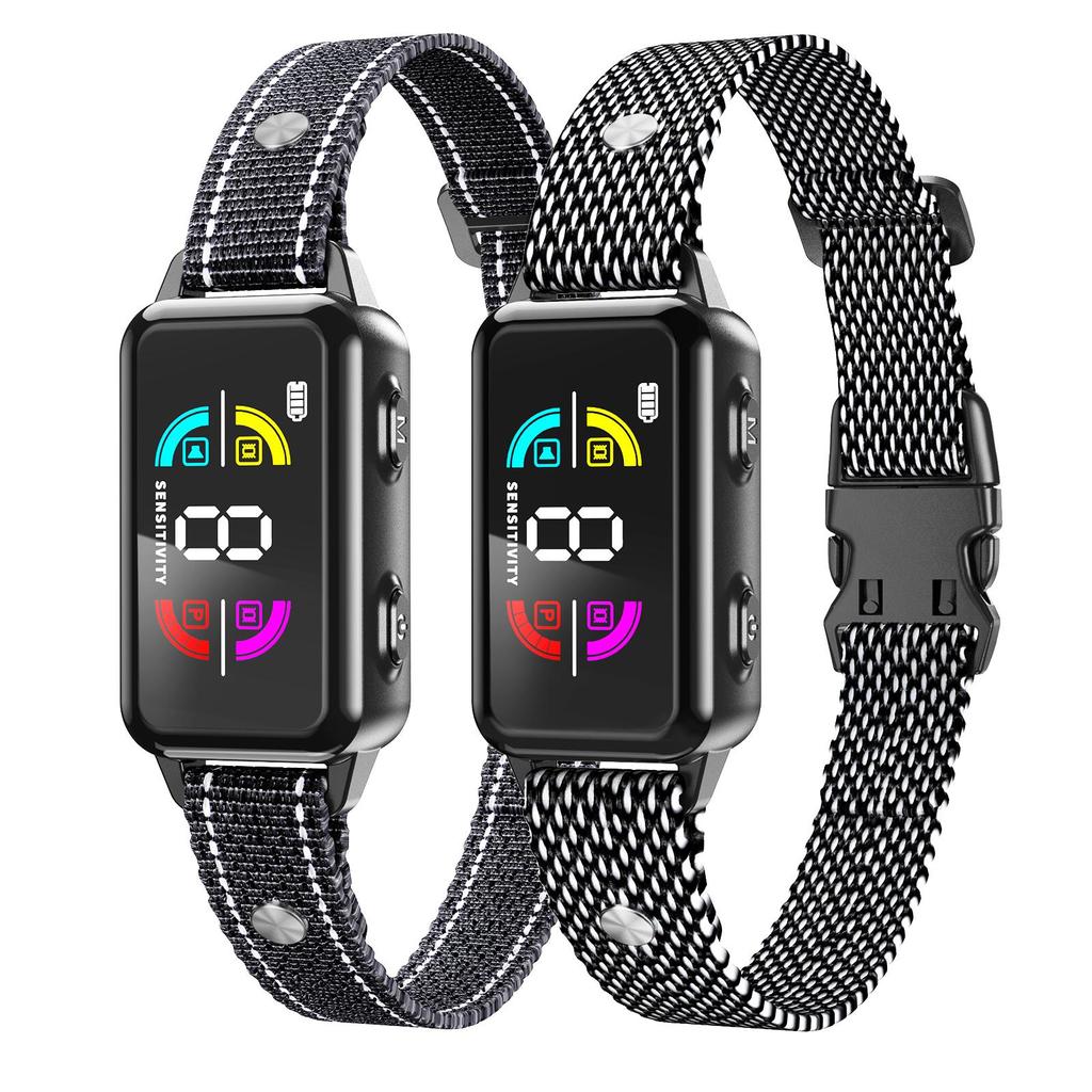 Automatisk skallstoppare för hundar med smart sensor och vibrationshalsband mot störningar