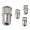 Yellow Amber, 4 Pieces, High Brightness, S25, Single Bulb, LED (P21W, 1156, S25, S25,