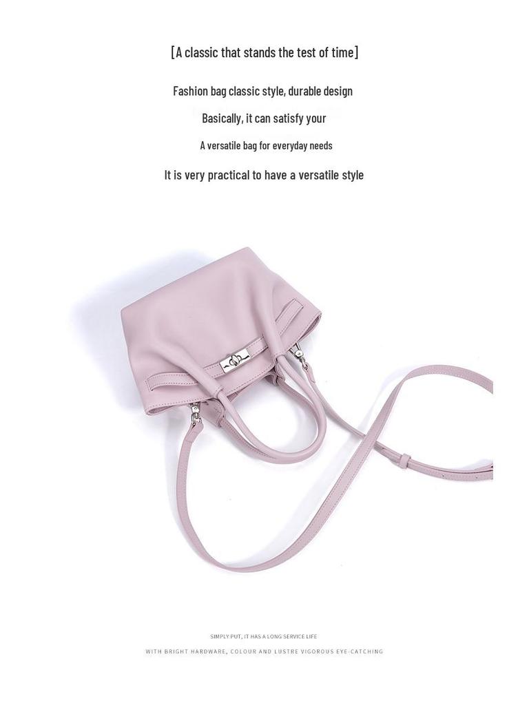 2025 Frühling/Sommer Weiche Echtes Leder Schulter-/Umhängetasche - Vielseitige Lässige Handtasche für Damen