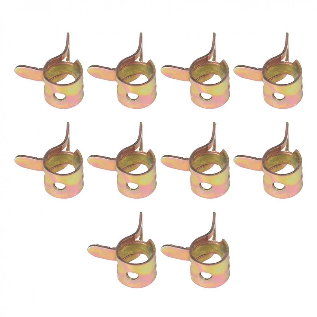 Spring Clips for Fuel Lines and Water Pipes Pack of 10 Reusable Option