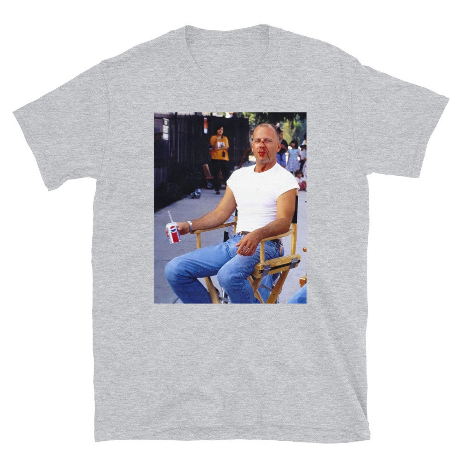 bruce willis on the set of pulp fiction T-Shirt 4XL
