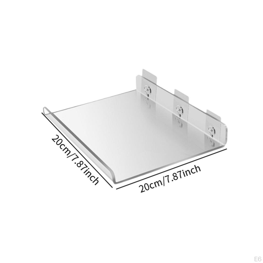 Acryl Aufbewahrungsregal Multifunktionelles Wandregal Modernes Design für Kosmetik Bücher Und