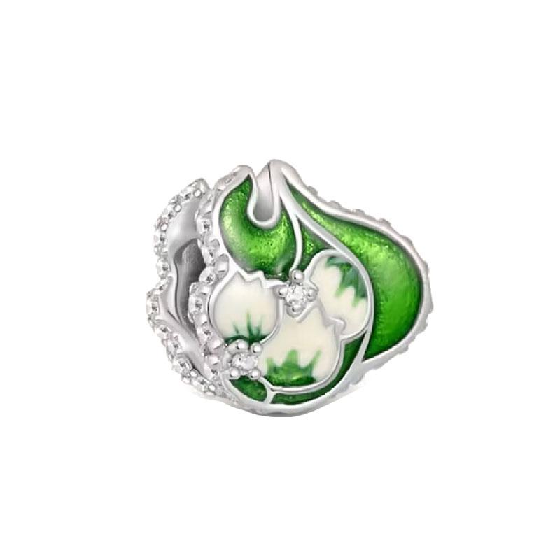 Plated Copper36 Style Flowers Charm Bee Dangle Clover Pendant Leaf Bead Fit Original Bracelet Jewelry For Gifts