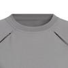 Adidas Future Style Round Neck Casual Breathable Fashion Sports Short Sleeve Raglan T-Shirt Women T-Shirts Gray KC3766