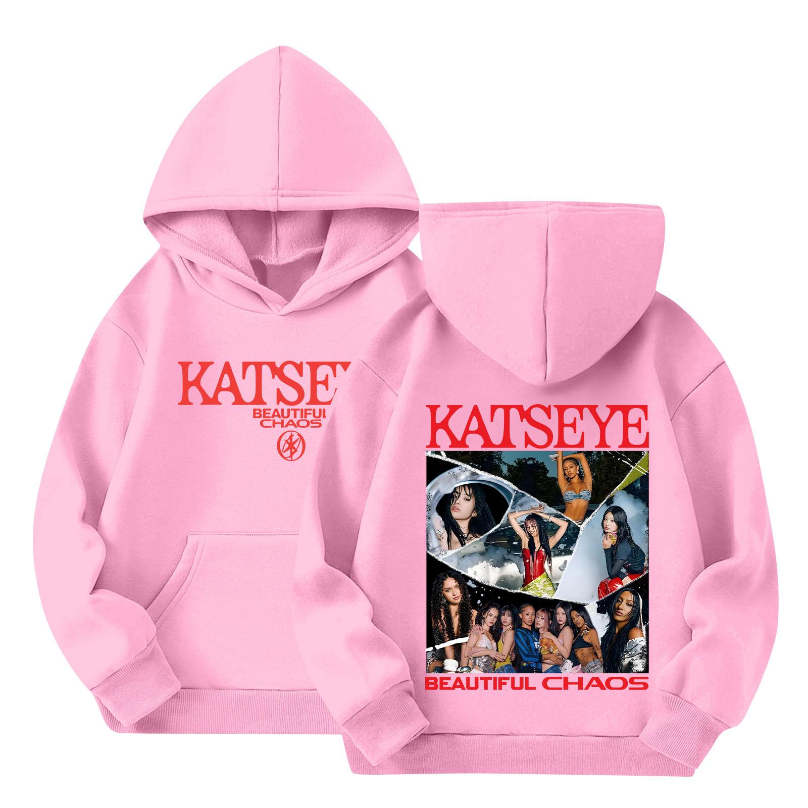 

Детская толстовка с капюшоном и градиентным принтом, с длинными рукавами, свободная женская толстовка, свитшот 150 розовый