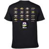 Men's Wrestling Competition Summer Letter Cartoon Printed Round Neck T-shirt Outdoor Sports 100% Cotton Breathable Short Sleeve