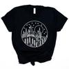 Magic School Castle Tshirt HogWart Is My Home Wizard Shirt HP Movie Inspired Tee Unsex Short Sleeve Tees Cute Fans Tops