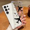 Travel Map Pattern Phone Case For Samsung Galaxy A57 A37 A17 A56 A16 A55 A36 A26 A15 A35 A54 A53 5G Clear Shockproof Soft Cover