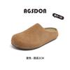 Augustus Denboken Half Slippers Women's 2025 New Autumn Casual Thick-soled One-pedal Piled Cotton Tow