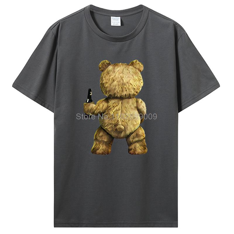 Teddy Bear Playing Badminton Tshirt Exercise Clothing T-shirt Graphics Kawaii Men Women Short Sleeve Printed T Shirt Top Tees