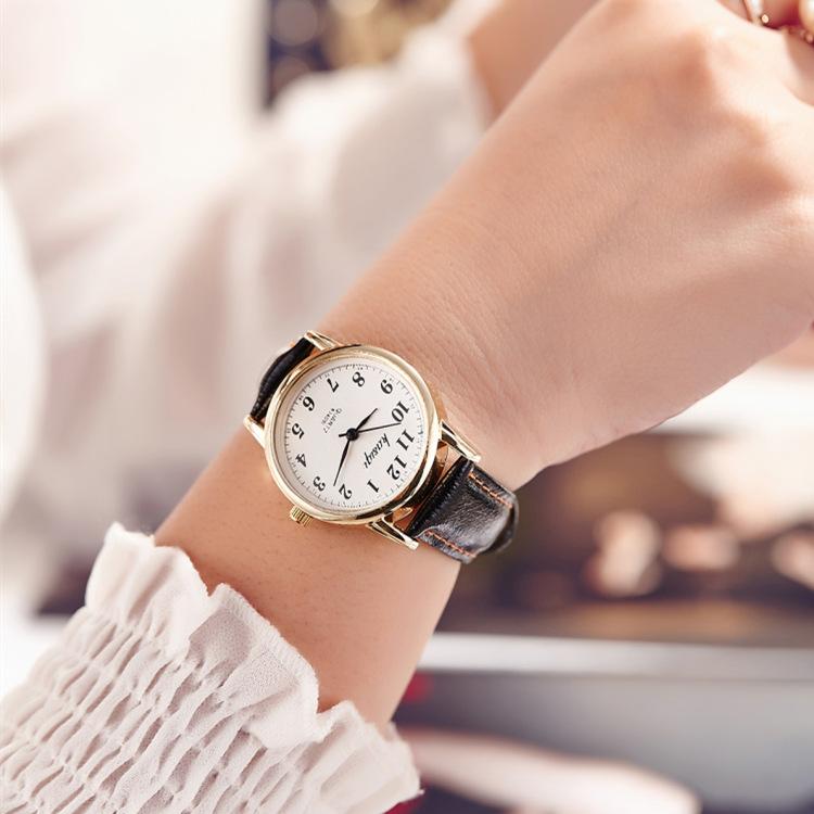 Couple Watch, Women'S Belt Electronic Fashion Men'S Watch Student Quartz Watch