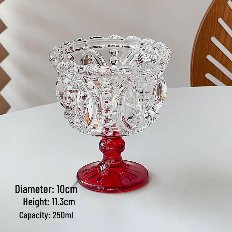 Французский Романтический Ретро Рельефный Универсальный Бокал для Вина