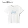 Balabala Girls' 2026 Summer Moisture-Wicking Quick-Dry Short Sleeve T-Shirt