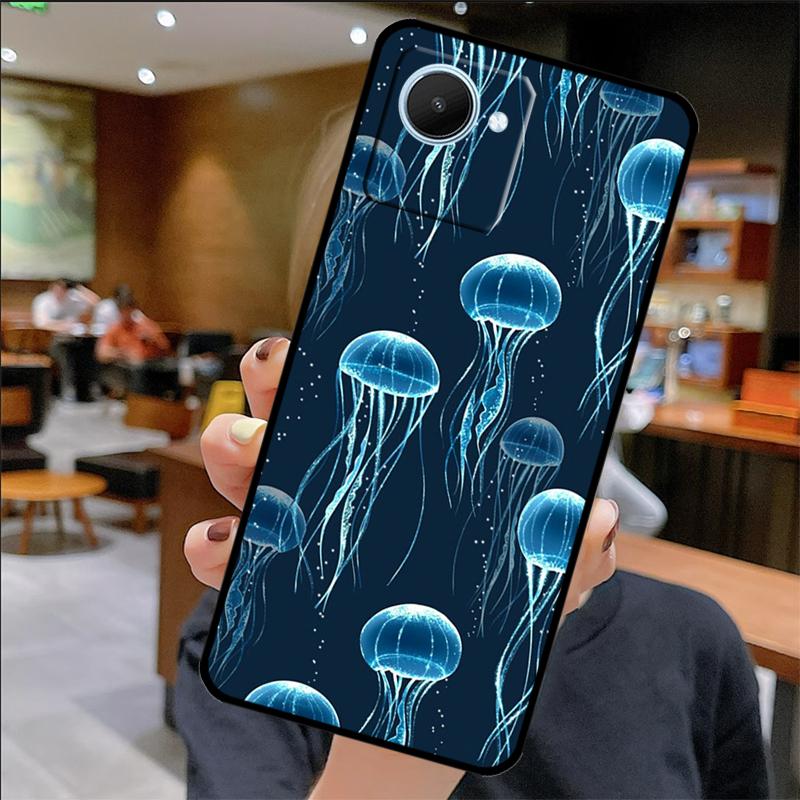 Magiczne etui meduza dla Realme C67 C61 C53 C55 C75 C51 C21Y C25S GT 6 6T 5 GT7 Pro 10 11 12 13 14 Pro Plus