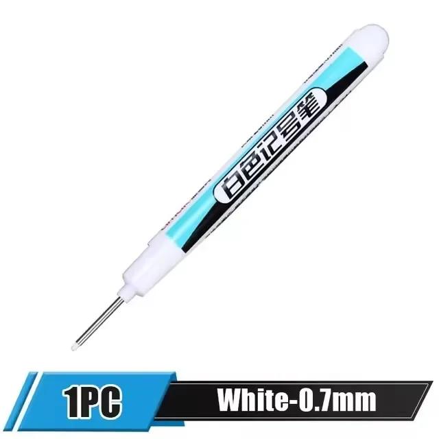5/1Pcs Oily White Marker Pen Graffiti Pens Waterproof Permanent Gel Pencil Tire Notebook Glass Painting Pen 0.7mm 1mm 2.5mm