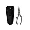 Stainless Steel Multifunctional Fishing Pliers with Line Scissors and Needle-Nose Tweezers