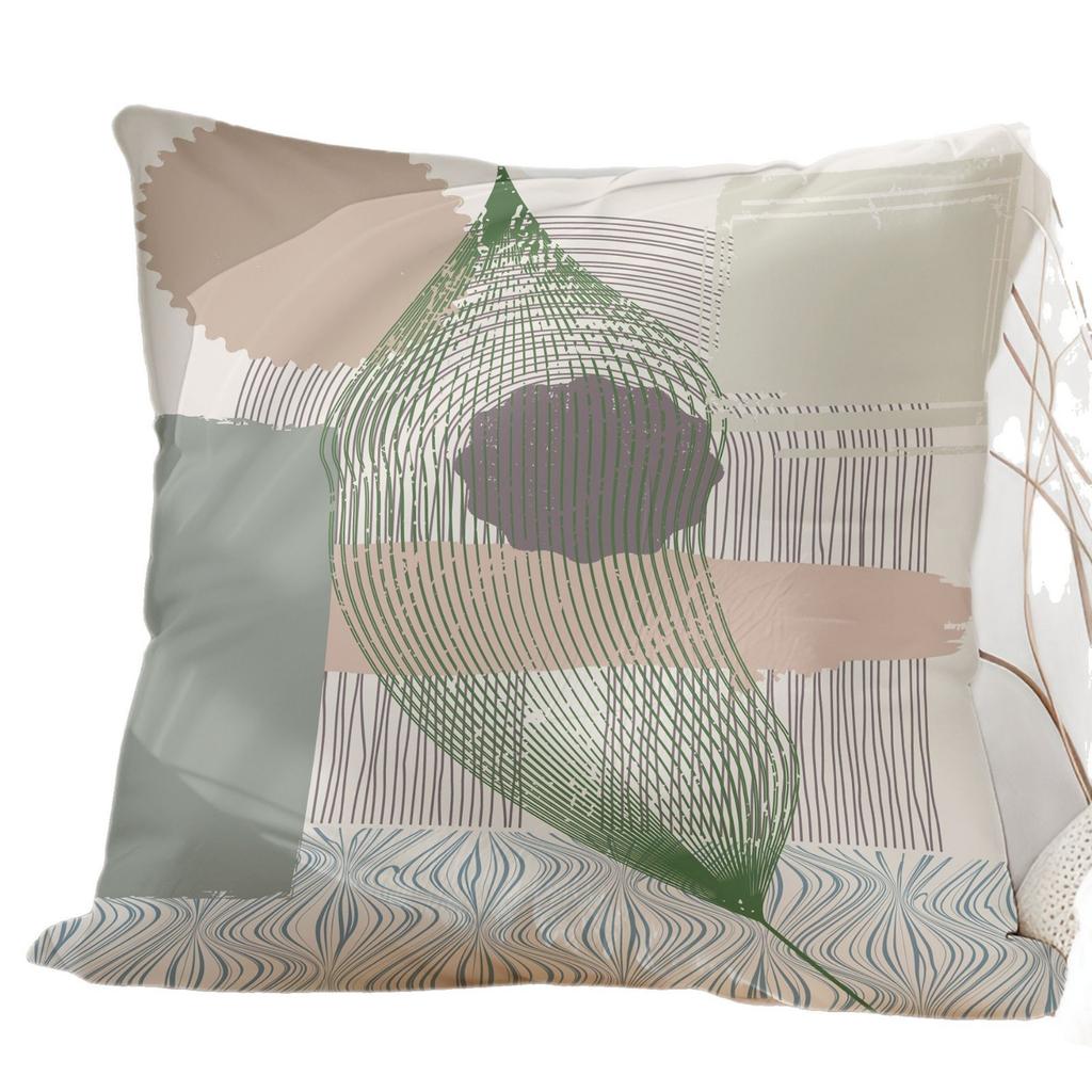 Modern Abstract Style Pillowcase Spring Decorative Pillow Cushion Cover Household Products