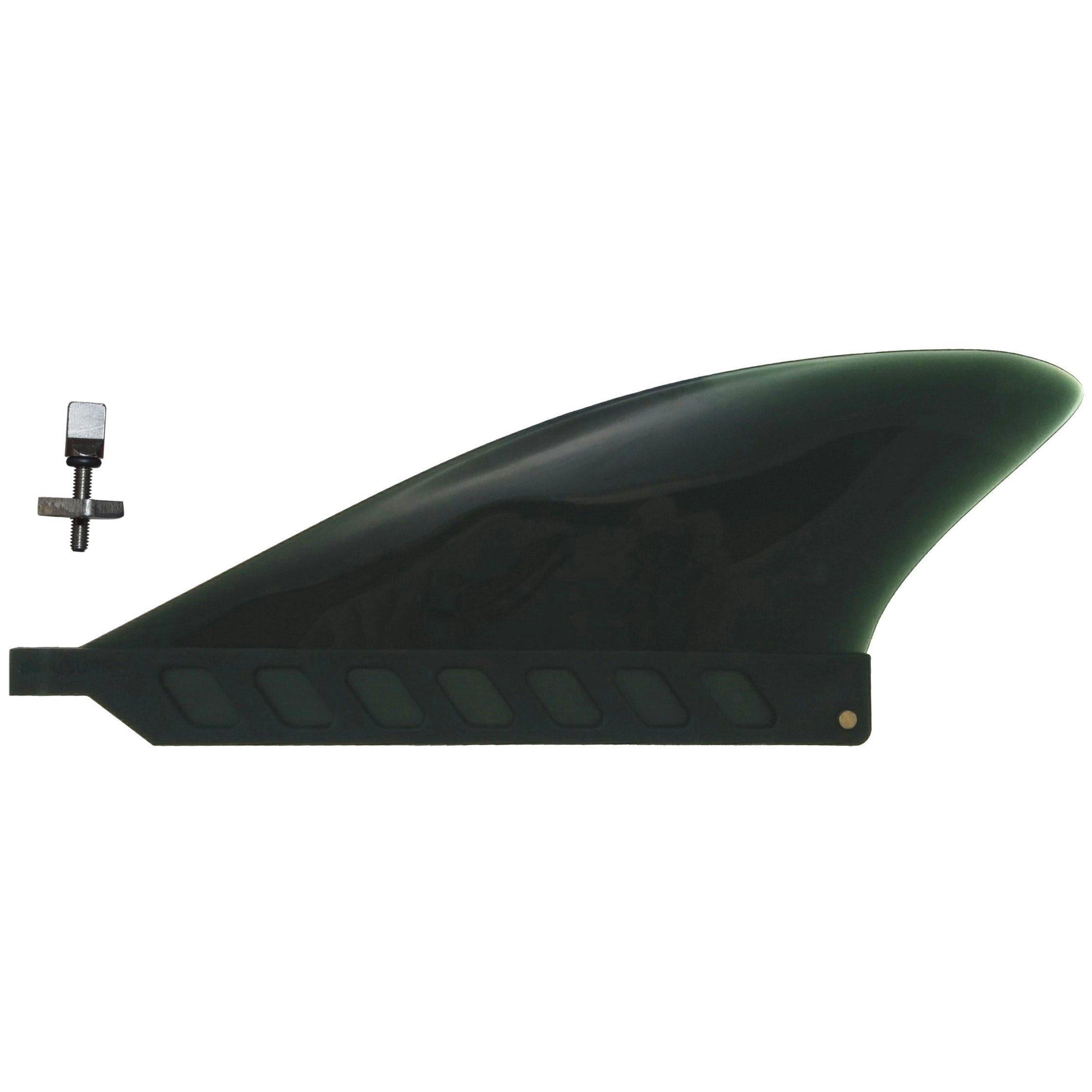 

3 Center Fin (Soft Flex Fin) Safety Flex Soft Fin for Longboard/SUP/airSUP/River Rafting saruSURF - Black/ 14x14 Screw Included