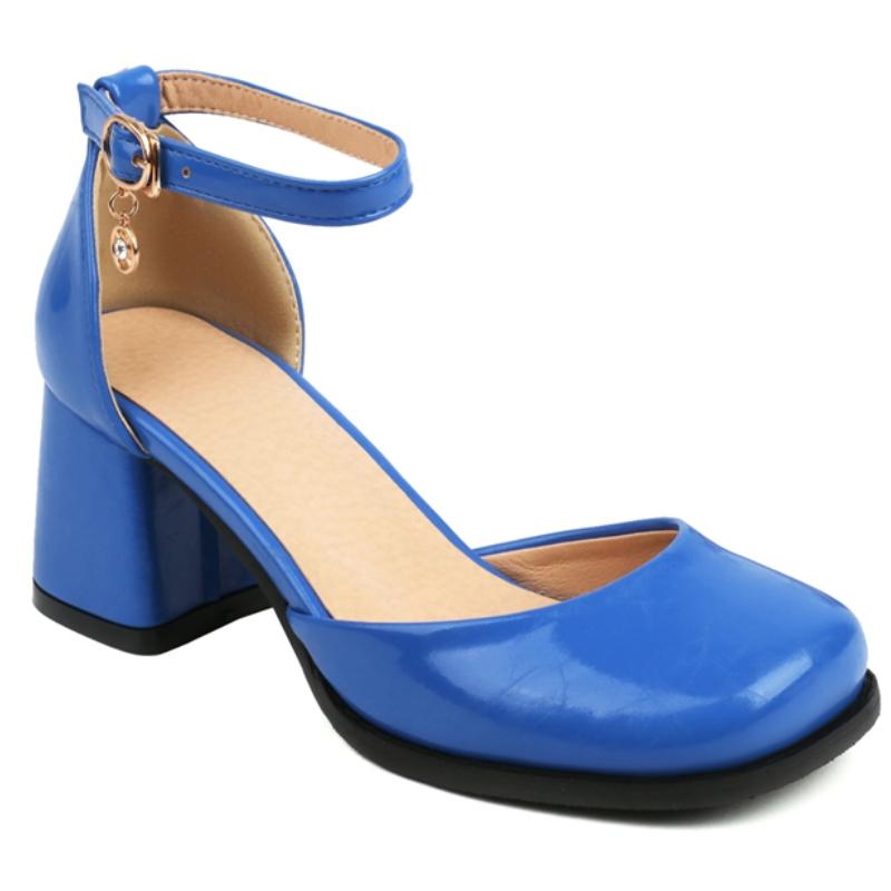 

Босоножки на высоком каблуке Женская летняя обувь 2024 Туфли-лодочки D Orsay Элегантная обувь с закрытым носком Синяя Красная Черная Обувь на каблуке для вечеринки, танцев, свадьбы Женская 40