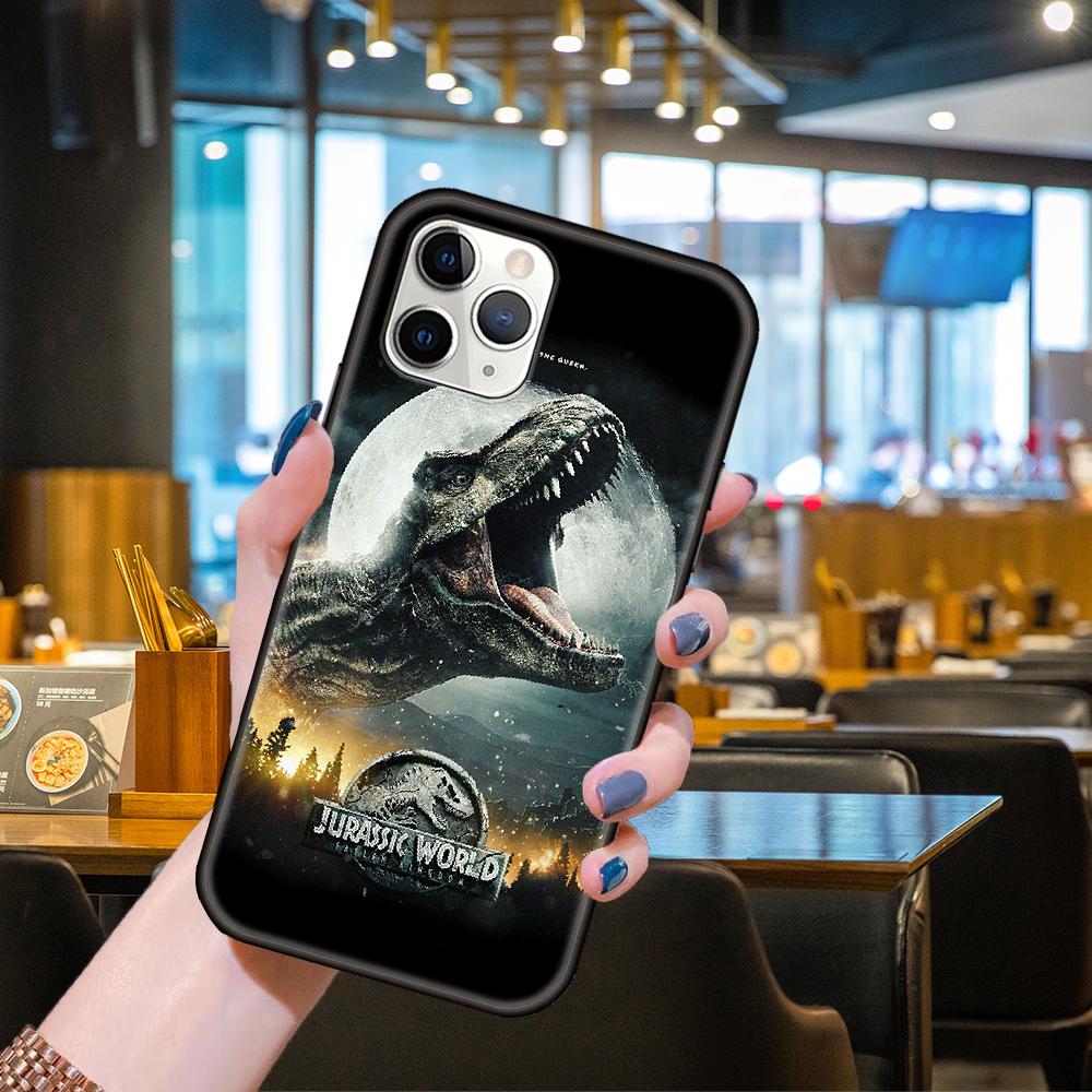 

Чохол для телефону Apple IPhone 13 12 11 Mini Pro MAX SE X XS XR 8 7 6 S Plus Black Cover Prime 3D Coque Dinosaur Jurassic Park iPhone 13 Pro