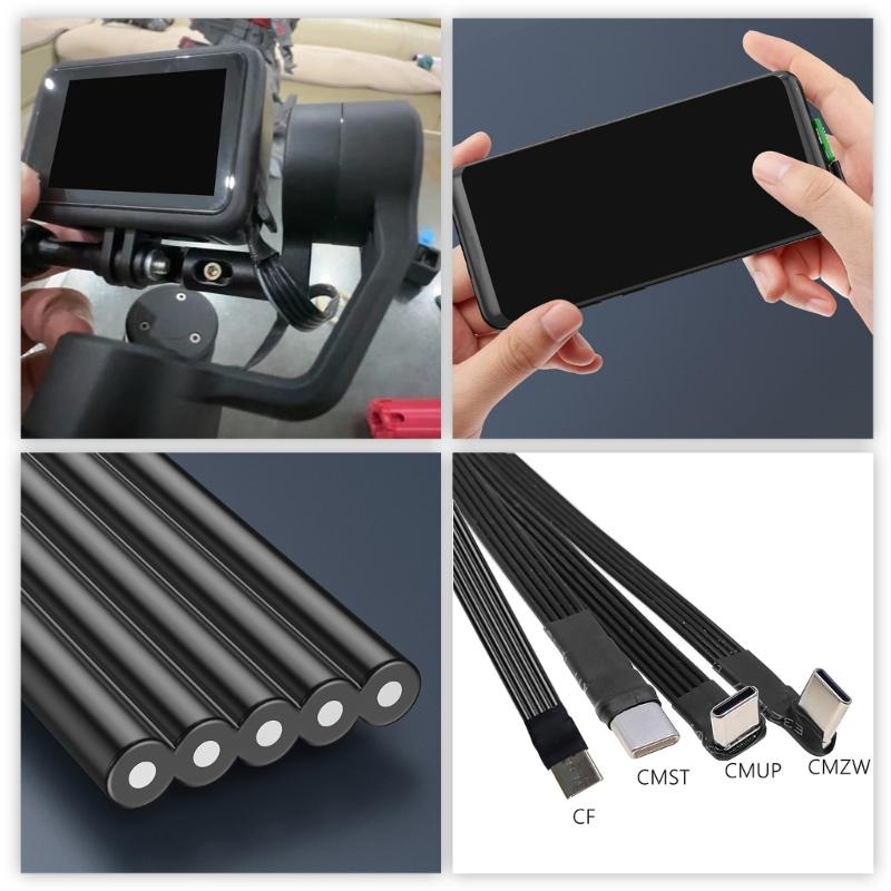 5cm-500cm Mobile Phone Charging Data Sync Cable Type-C to Type-C Charging Cable 65W for Phone Tablet Data Charging Cord