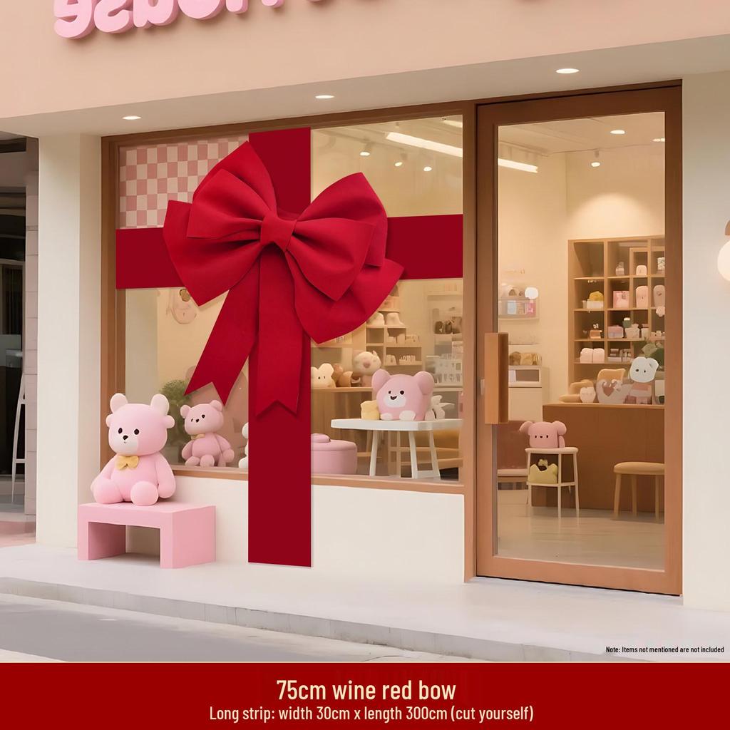 Stor Rosa Rosettprydnad för Jul, Födelsedag, Bröllop och Nyårsfiranden