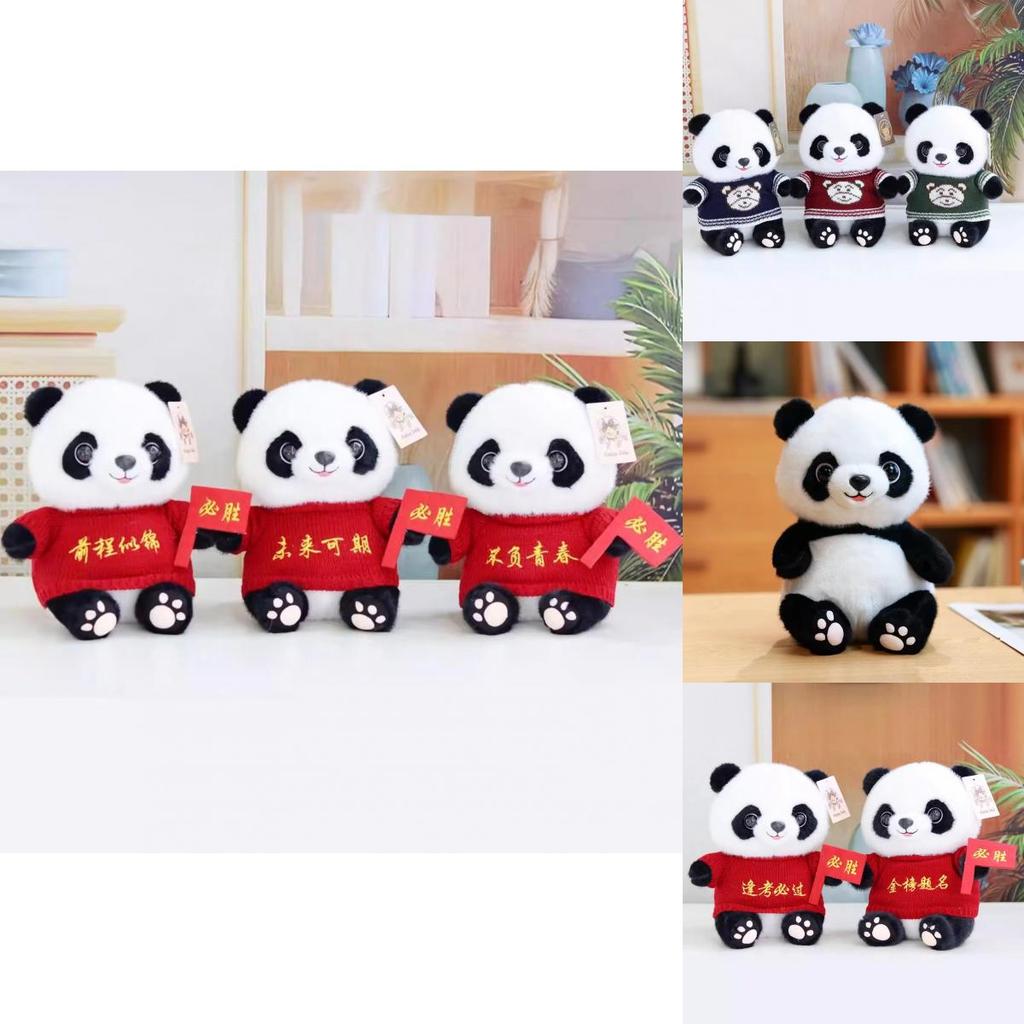 Charming 8-inch Realistic Panda Plush Toy Perfect Children's Day Gift Souvenir