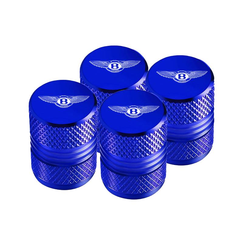 4Pcs Metal Car Wheel Tires Valve Dustproof Cover Accessories For Bentley Continental GT MULLINER Bentayga FlyingHurtlingSpurlogo