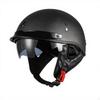 Carbon Fiber, Retro Half Helmet, Lightweight, Men and Women Matte Fiber M