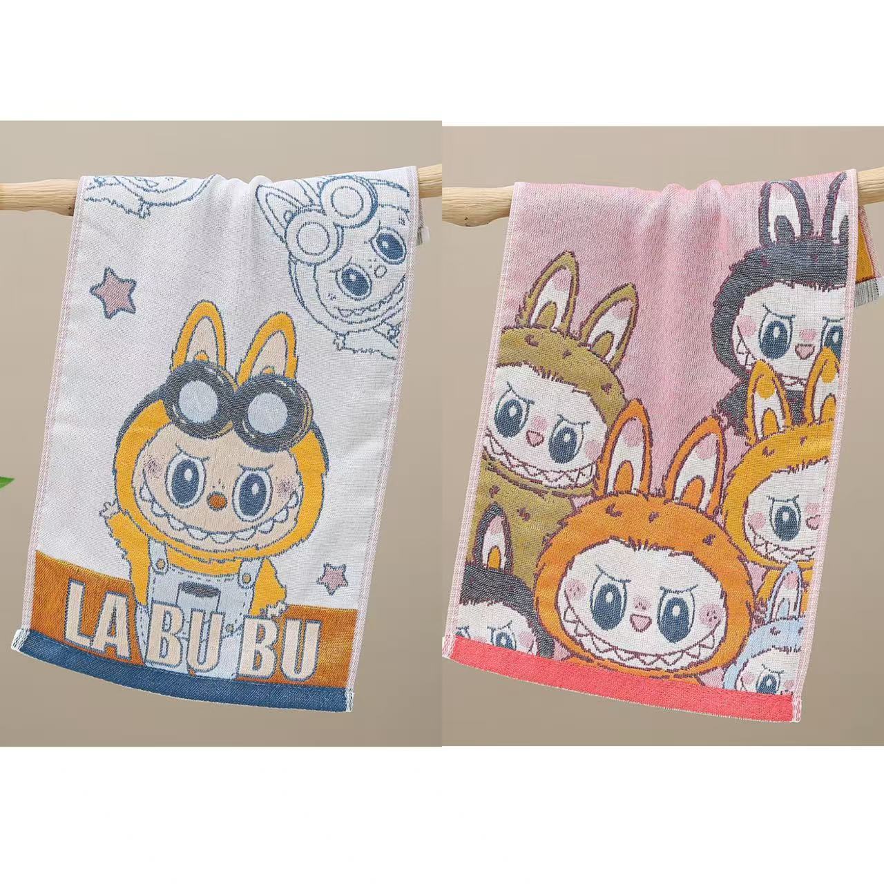 

Детские полотенца, мягкие и милые марлевые полотенца для лица для домашнего использования, детские полотенца для лица, которые не линяют и не выцветают 50*25cm