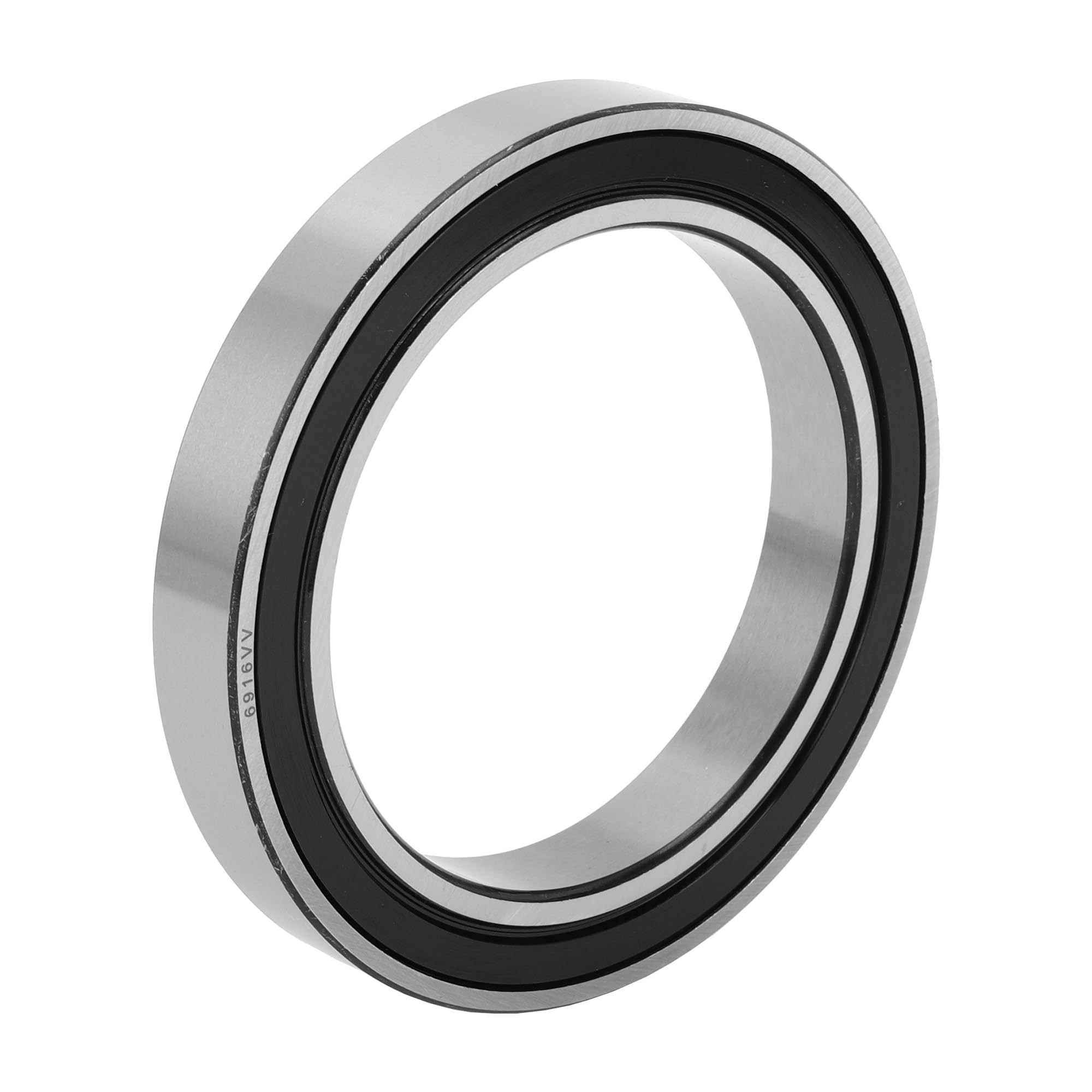 

ACROPIX 6916VV Deep Groove Ball Bearing P6 80x110x16mm Lubricated Bearing Double Rubber Seal Black Silver Tone Scooter Skateboard Wheel