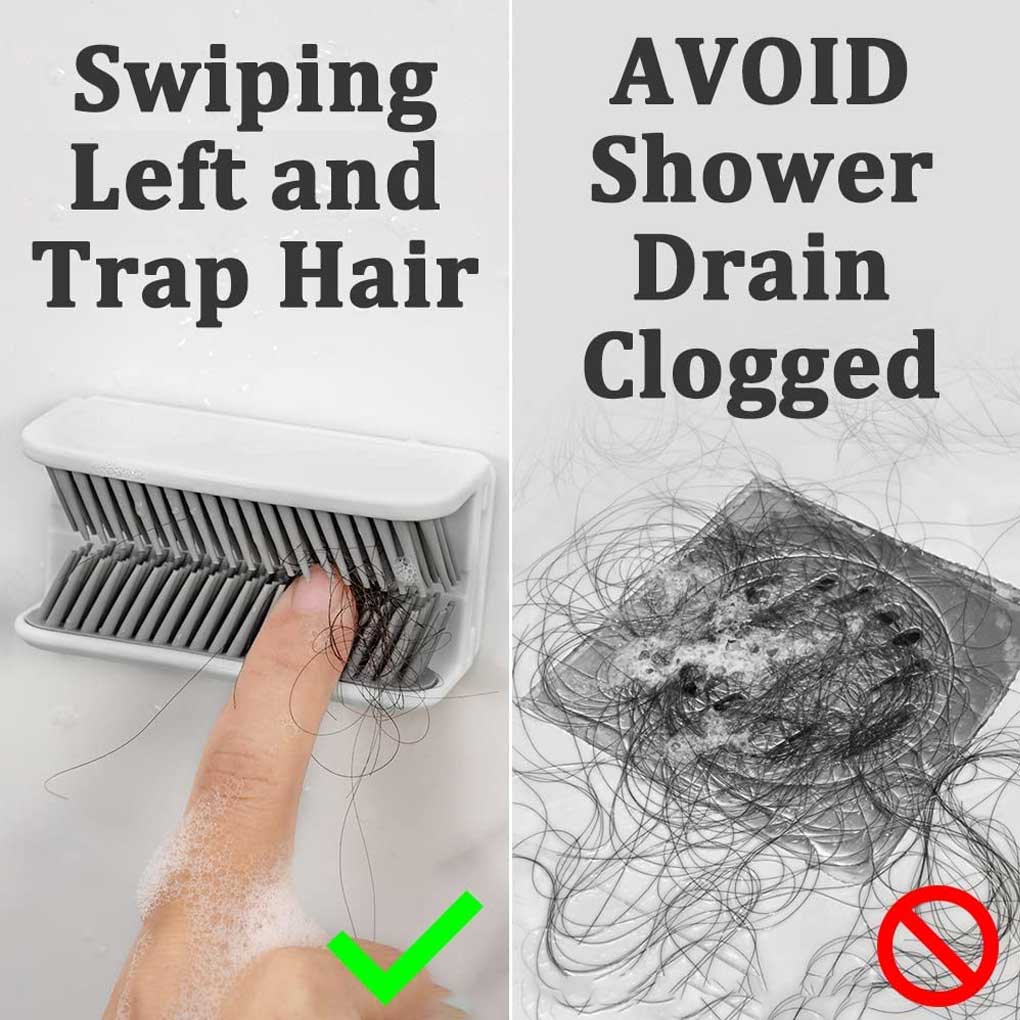 Hair Catcher Anti-clogging Reusable Stopper Showering Bathtub Debris Lints Collector Accessory Household Shower Room Toilet