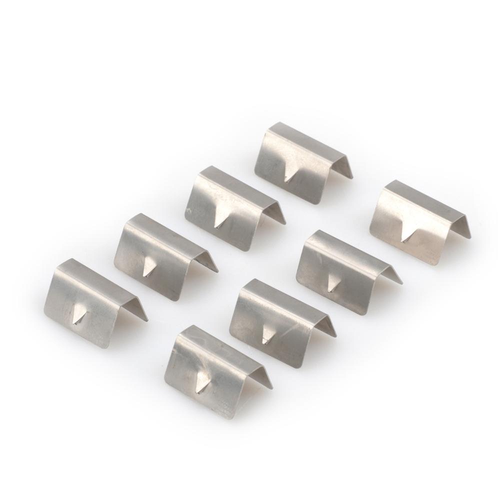 Wind Rain Deflector Channel Stainless Steel Retaining Clips For Heko G3 SNED Clip 4pcs 6pcs 12pcs Car Accessories YC101529-SL