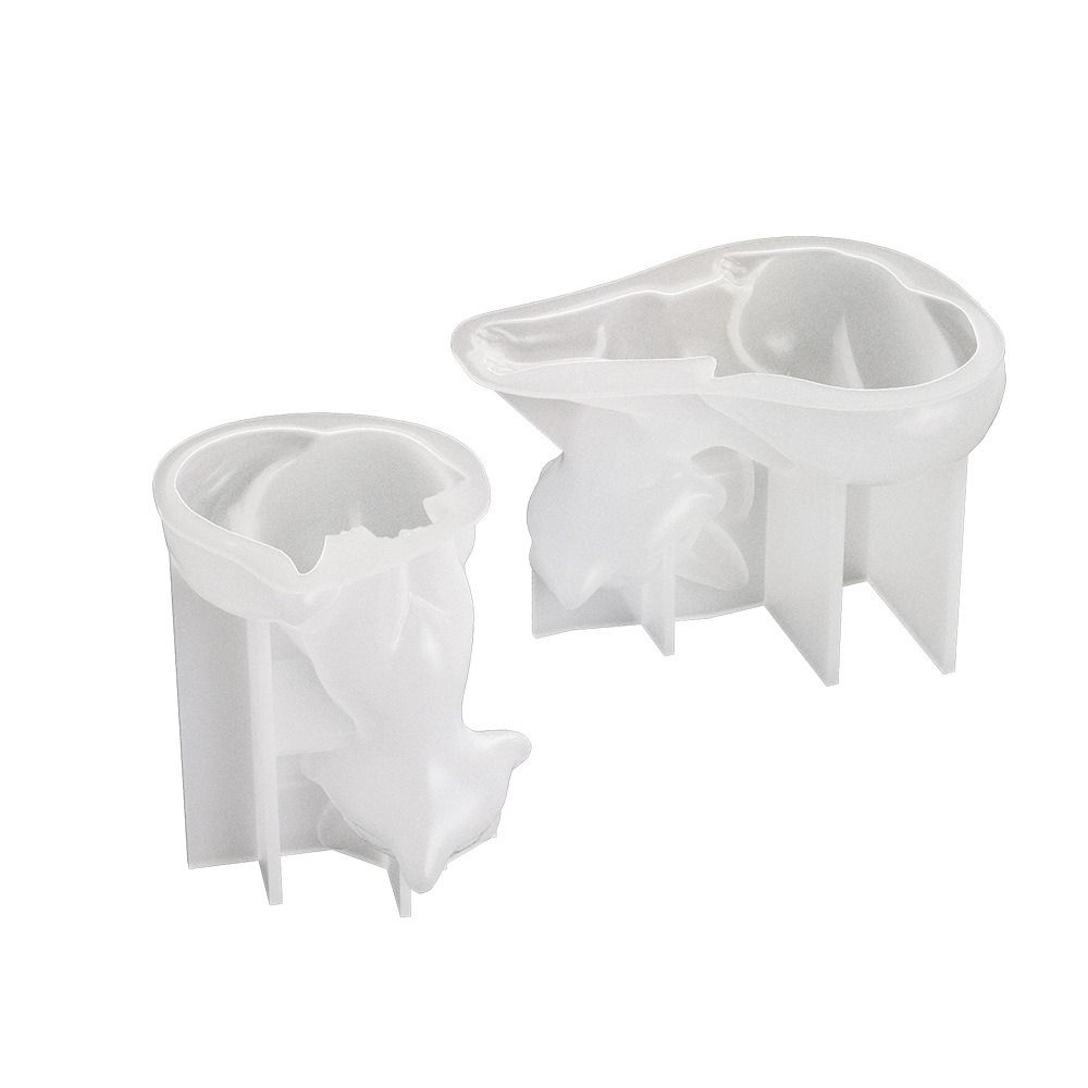 DIY Craft Cartoon Fox Mold Silicone Scented Candle Mold New Art Wax Mould
