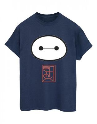 Damen/Damen Big Hero 6 Baymax Icon Boyfriend-T-Shirt aus Baumwolle