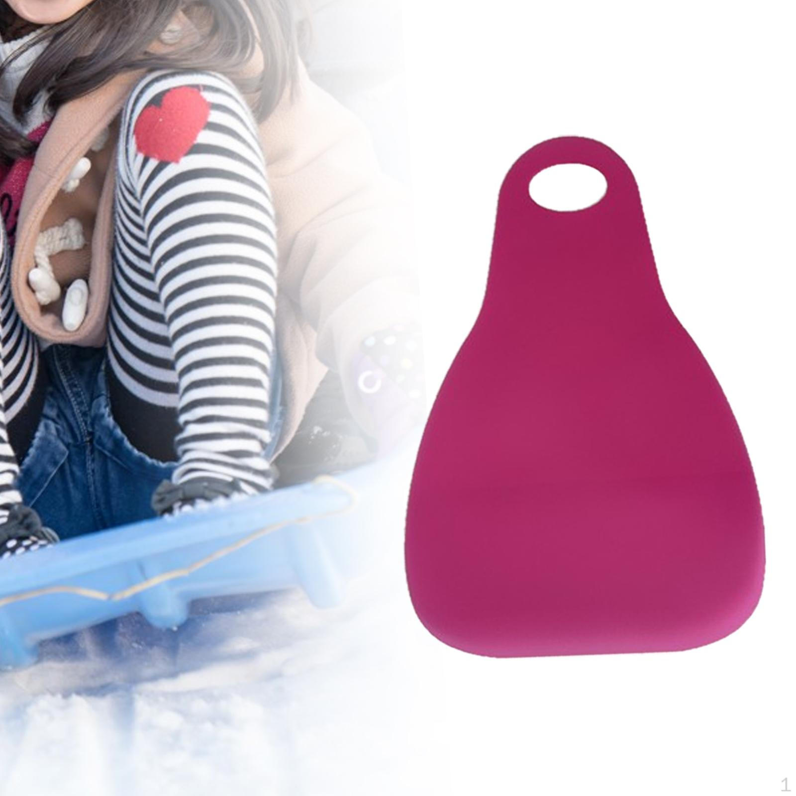 

Килимок для сноуборду Сани Літаючий килим Спорт на відкритому повітрі Сани Портативні гнучкі лижі яскраво-рожевий колір