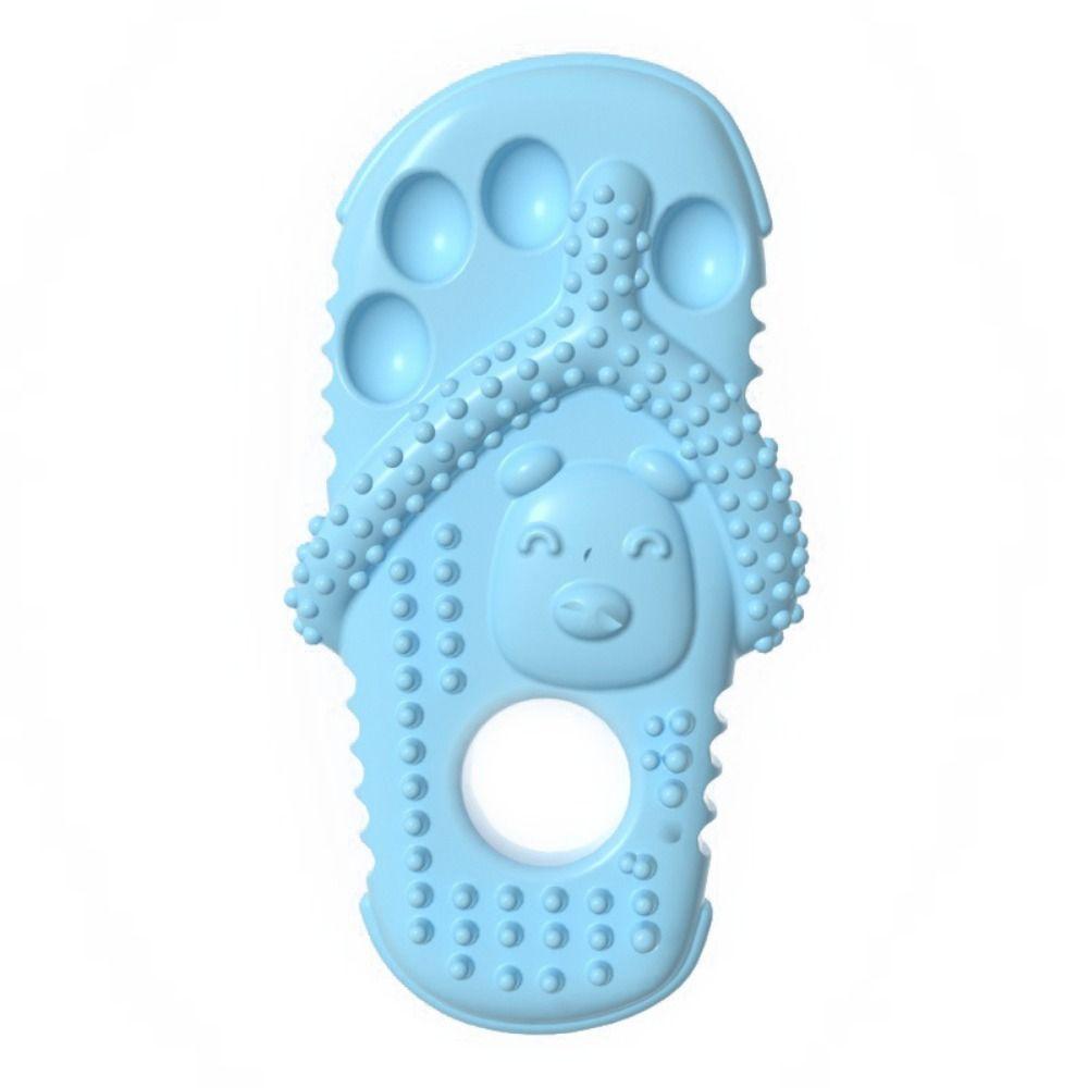 TPR Dog Interactive Toys Interactive Dog Teething Toys Slipper Shape Dog Chew Toys  Relieve Boredom