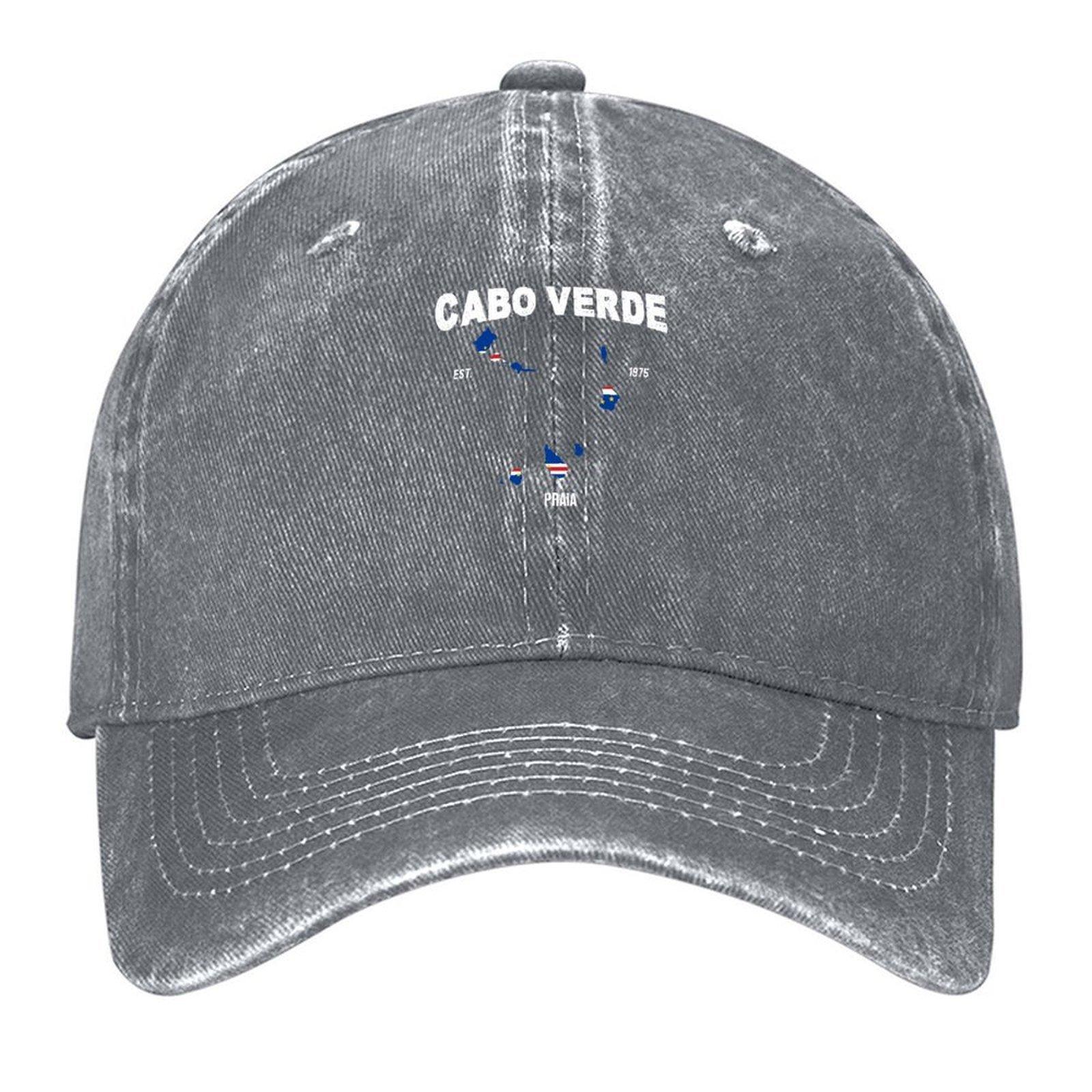 2026 Cabo Verde Flag, Cabo Verde Map, Verdean National Day Baseball Cap Anime Hat Bobble Hat Sun Hat Sun Cap Men Hats Women s