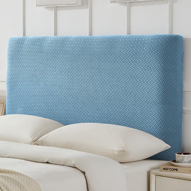 Jacquard Headboard Cover: Thickened, Dustproof, Non-slip, Wear-resistant, Elastic Slipcover & Backrest Protector