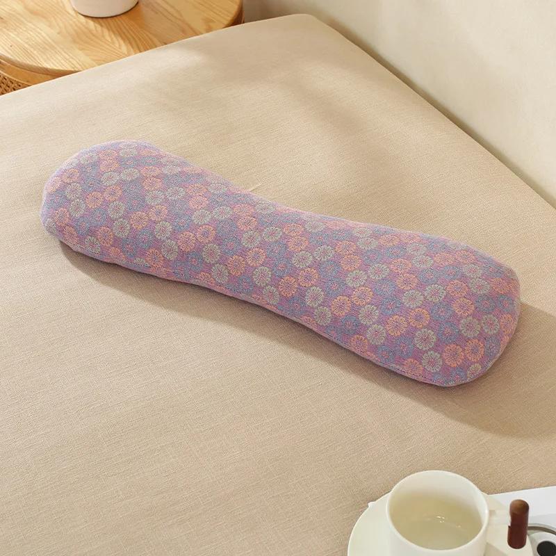 Hot Type a Double Layer Yarn Buckwheat Pillow Improve Sleeping Neck Pillow Candy Shaped Pillow