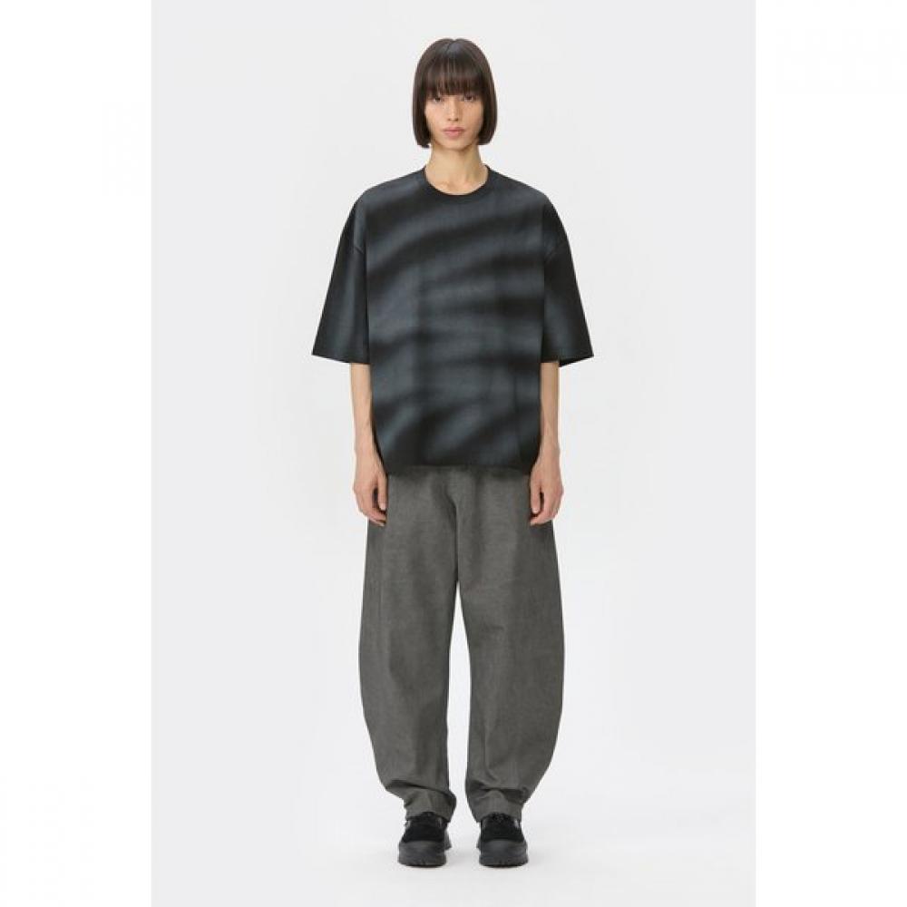 Customellow Black PrinT Half Sleeve T shirT cwTam25621bkx