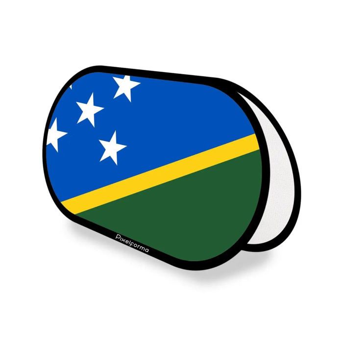 Drapeau - Salomon - Ovale - 70 x 120 cm - Polyester - Impression recto/verso