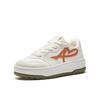 Anta Sunny Wind Synthetic Leather Rubber Comfortable Low-Top Skate Shoes Women sneaker White Gray Orange 122618034-2